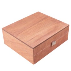 HUMIDOR PARK LANE CHICO RED MAHOGANY PARA 30 PUROS SERIE NATURAL OILS
