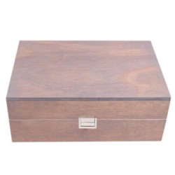HUMIDOR PARK LANE CHICO ASH GREY PARA 30 PUROS SERIE NATURAL OILS