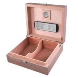 HUMIDOR PARK LANE CHICO ASH GREY PARA 30 PUROS SERIE NATURAL OILS