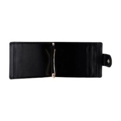BILLETERA PARK LANE DE PIEL CON MONEY CLIPCOLOR NEGRO