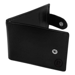BILLETERA PARK LANE DE PIEL CON MONEY CLIPCOLOR NEGRO
