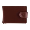 BILLETERA PARK LANE DE PIEL CON MONEY CLIP COLOR CAFE