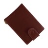 BILLETERA PARK LANE DE PIEL CON MONEY CLIP COLOR CAFE