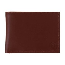 BILLETERA PARK LANE DE PIEL COLOR CAFE
