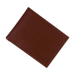 BILLETERA PARK LANE DE PIEL COLOR CAFE