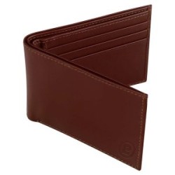 BILLETERA PARK LANE DE PIEL COLOR CAFE