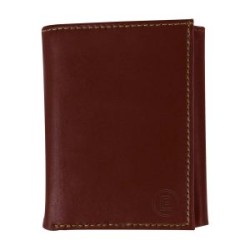 BILLETERA PARK LANE TRIPLE DE PIEL COLOR CAFE