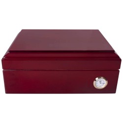 HUMIDOR PARK LANE PARA 75 PUROS COLOR CAOBA