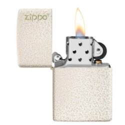 ENCENDEDOR ZIPPO DISEÑO MERCURIO CON LOGO