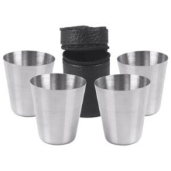 JUEGO DE 4 VASOS PARA LICORERA CON ESTUCHE
