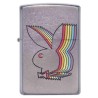 ENCENDEDOR ZIPPO CROMADO ICONO PLAYBOY MULTICOLOR
