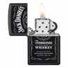 ENCENDEDOR ZIPPO JACK DANIELS NEGRO CON TEXTURA