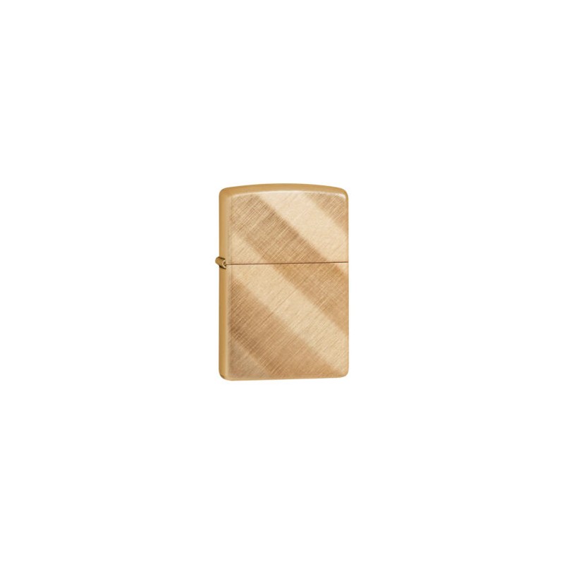 ENCENDEDOR ZIPPO TEJIDO DIAGONAL DORADO