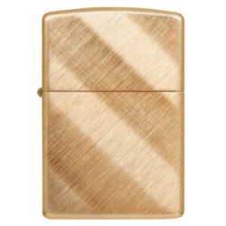ENCENDEDOR ZIPPO TEJIDO DIAGONAL DORADO