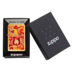 ENCENDEDOR ZIPPO DORADO ESCUDO