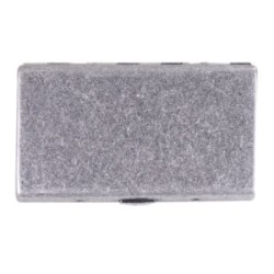 CIGARRERA METALICA DISEÑO ANTIQUE COLOR GRIS