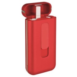 CIGARRERA PARK LANE BORDES CURVOS COLOR ROJO CON USB