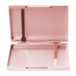 CIGARRERA METALICA DE 100 MM PARA 7 CIGARROS COLOR ORO ROSA