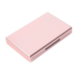 CIGARRERA METALICA DE 100 MM PARA 7 CIGARROS COLOR ORO ROSA