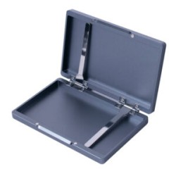 CIGARRERA METALICA DE 100 MM PARA 20 CIGARROS COLOR GRIS