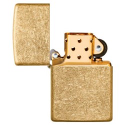 ENCENDEDOR ZIPPO COLOR DORADO TUMBLED BRASS