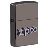 ENCENDEDOR ZIPPO BLACK ICE LOGO ZIPPO IMPRESO TIPO 3D