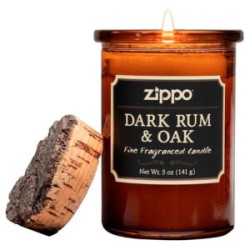 VELA AROMATICA ZIPPO DARK RUM & OAK