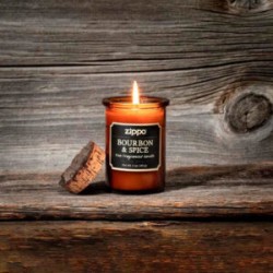 VELA AROMATICA ZIPPO BOURBON & SPICE