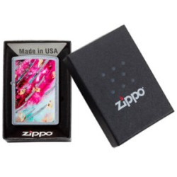ENCENDEDOR ZIPPO RACHAS ROSAS Y AZULES