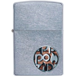 ENCENDEDOR ZIPPO CON LOGO EN CIRCULO