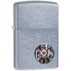 ENCENDEDOR ZIPPO CON LOGO EN CIRCULO