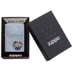ENCENDEDOR ZIPPO CON LOGO EN CIRCULO
