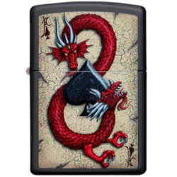 ENCENDEDOR ZIPPO AS CON DRAGONES