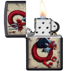 ENCENDEDOR ZIPPO AS CON DRAGONES