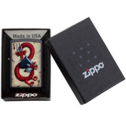 ENCENDEDOR ZIPPO AS CON DRAGONES