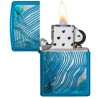 ENCENDEDOR ZIPPO CON ONDAS AZULES