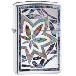 ENCENDEDOR ZIPPO HOJA DE COLORES