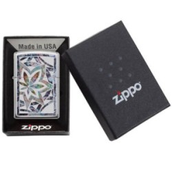 ENCENDEDOR ZIPPO HOJA DE COLORES