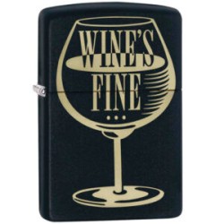 ENCENDEDOR ZIPPO EL VINO ES FINO