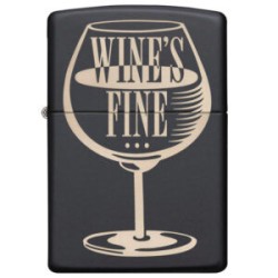 ENCENDEDOR ZIPPO EL VINO ES FINO