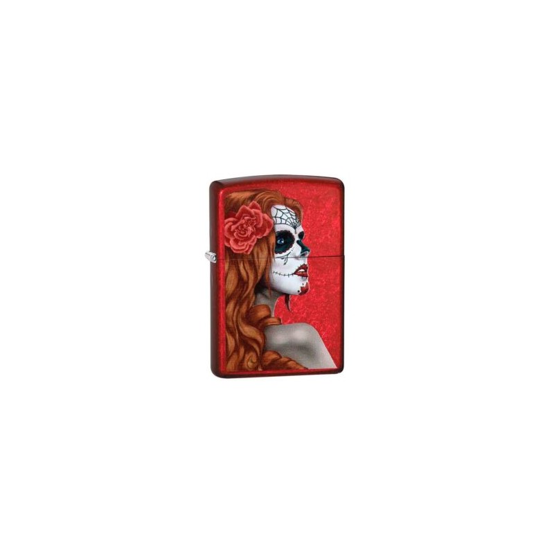 ENCENDEDOR ZIPPO DIA DE MUERTOS CATRINA