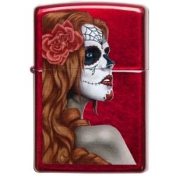 ENCENDEDOR ZIPPO DIA DE MUERTOS CATRINA