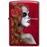 ENCENDEDOR ZIPPO DIA DE MUERTOS CATRINA