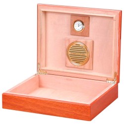 HUMIDOR JUNIOR PARA 24 PUROS EN COLOR CEDRO