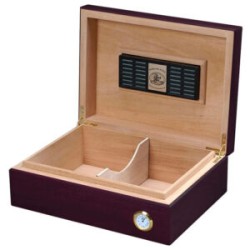 HUMIDOR PARA 75 PUROS EN CAOBA INGLESA