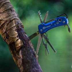 NAVAJA MULTIFUNCIONAL KRYPTON DE 16CM AZUL