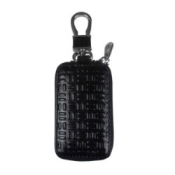 LLAVERO CON FUNDA RIGIDA COLOR NEGRO CON VENTANA