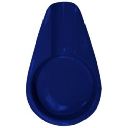 CENICERO DE MADERA PARK LANE DISEÑO GOTA DE AGUA EN COLOR AZUL MARINO BRILLANTE