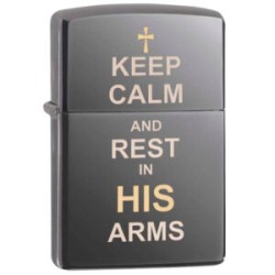 ENCENDEDOR ZIPPO DISEÑO CONSERVA LA CALMA