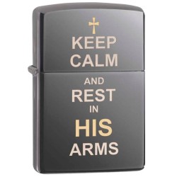 ENCENDEDOR ZIPPO DISEÑO CONSERVA LA CALMA